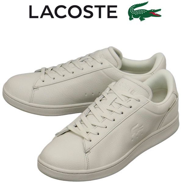 LACOSTE (ラコステ) メンズ 52SMA0053 CARNABY SHIELD 226 1 SMA スニーカー 18C OFF WHTxOFF WHT LC418 UK9-約27.0cm