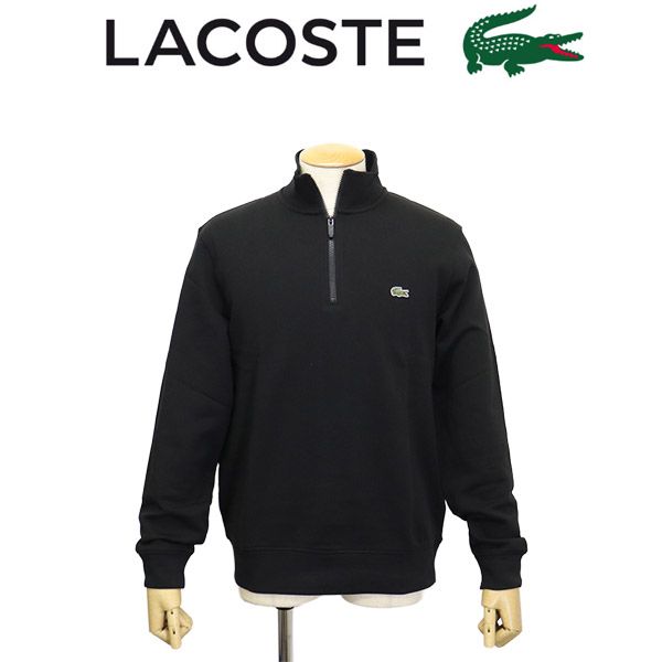 LACOSTE (ラコステ) SH9774 ハイネック ハーフジップスウェット 全3色 LC423 031ブラック 5-L 14,058円