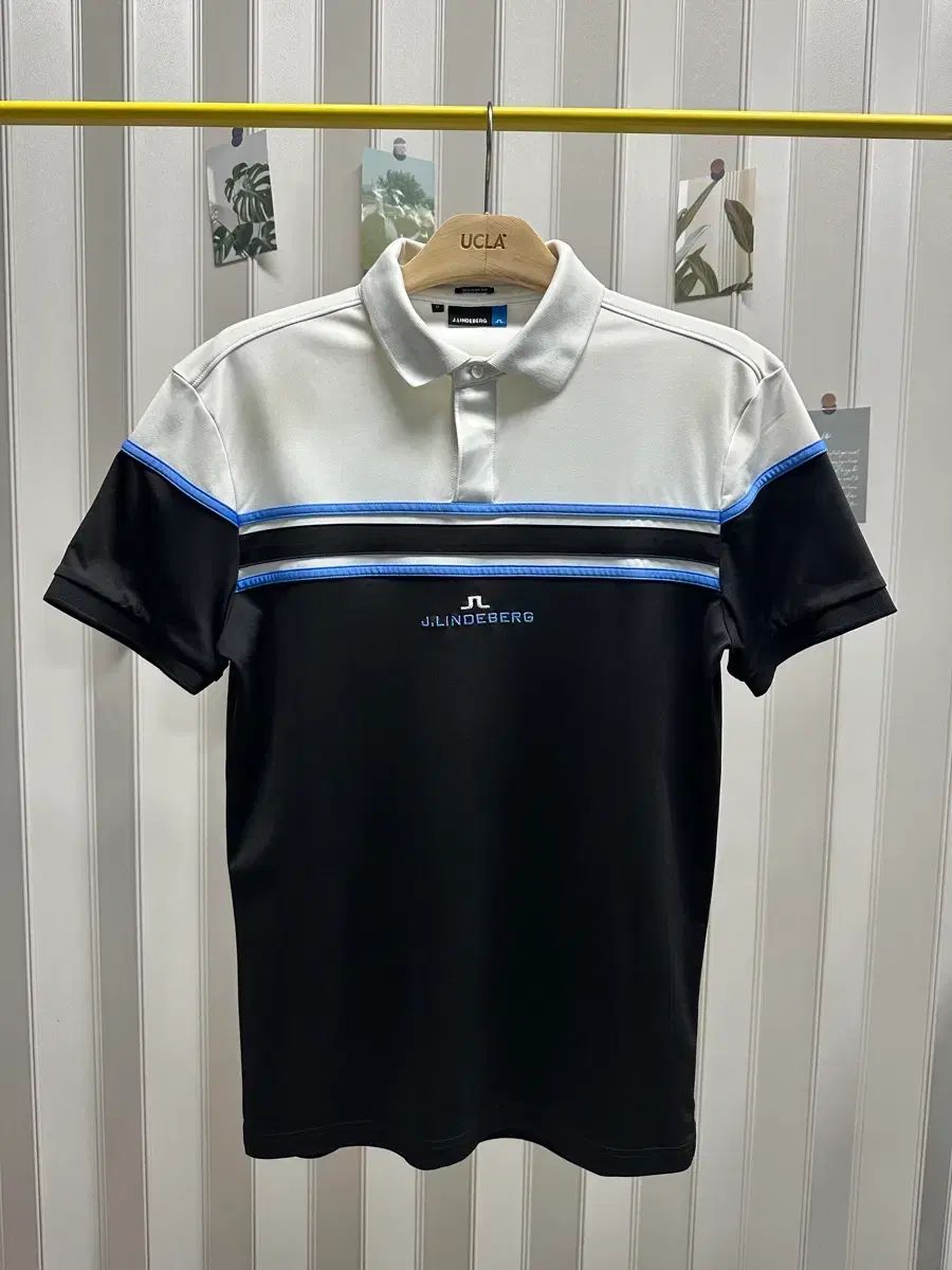 正規品 J.LINDEBERG(J.リンドバーグ) ゴルフ SWING(スイング) 半袖 カラーTシャツ バイカラー