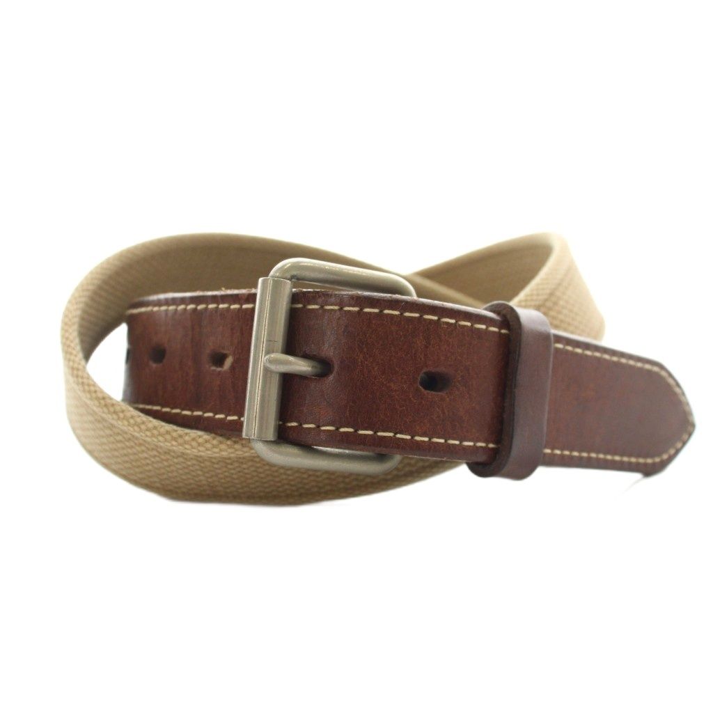 ヴィンテージ ワークス VINTAGE WORKS ベルト レザー キャンバス 33 ベージュ 茶 ブラウン DH5695 /KU