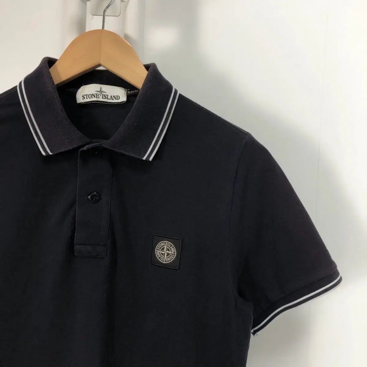ストーンアイランド 正規品 刺繍ワッペン pk Tシャツ ダークネイビー