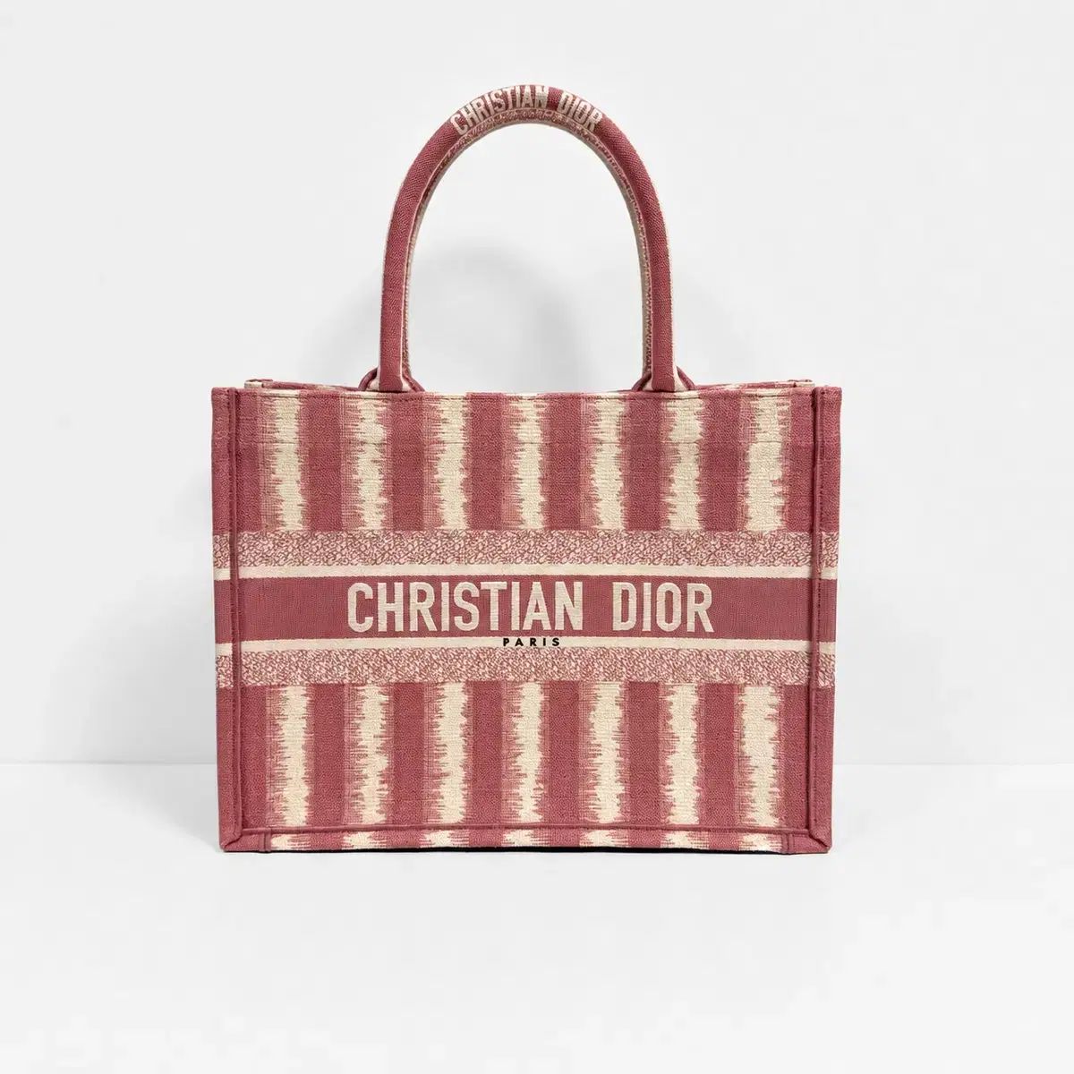 M Dior ストライプ レタリング BOOK トートバッグ ミディ 200,986円