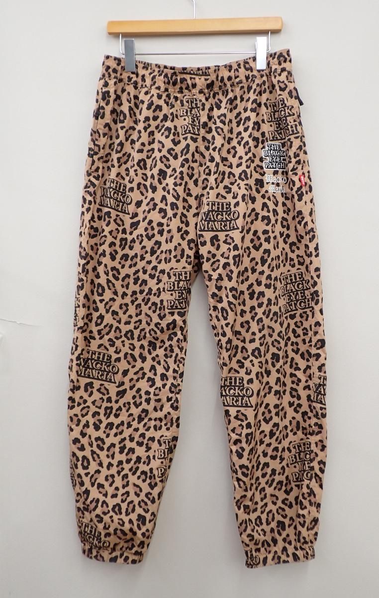 ★9592☆WACKO MARIA × BlackEyePatch ワコマリア×ブラックアイパッチ LEOPARD TRACK PANTS レオパードトラックパンツ