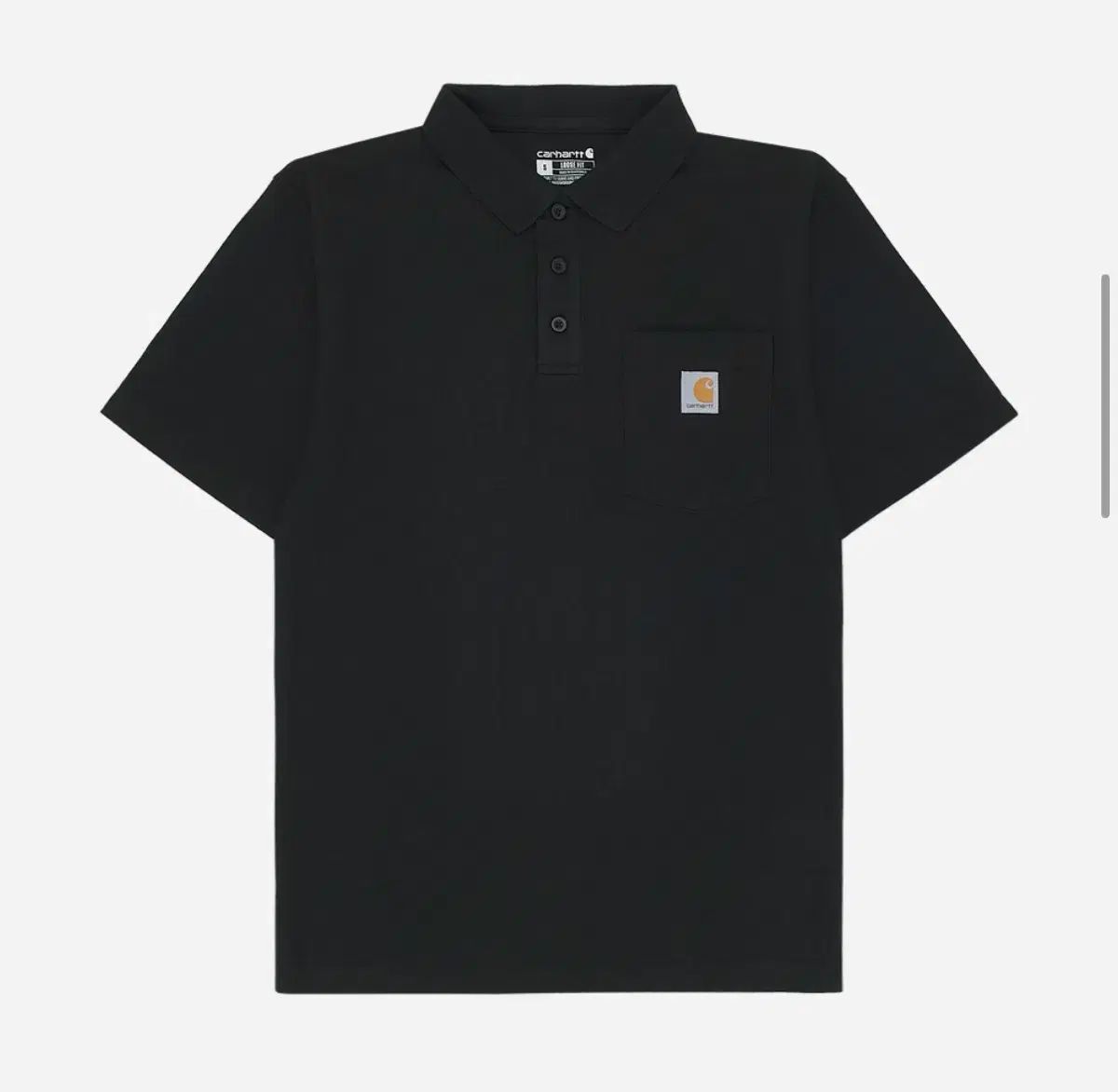 Carhartt カーハート 半袖 ポロ ブラック S