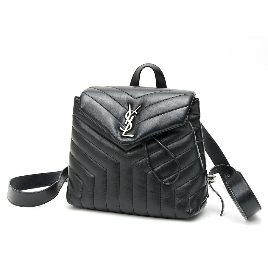 サンローラン / SAINT LAURENT　ルル バックパック / リュックサック　487220　レザー　ブラック 【中古】 108,900円