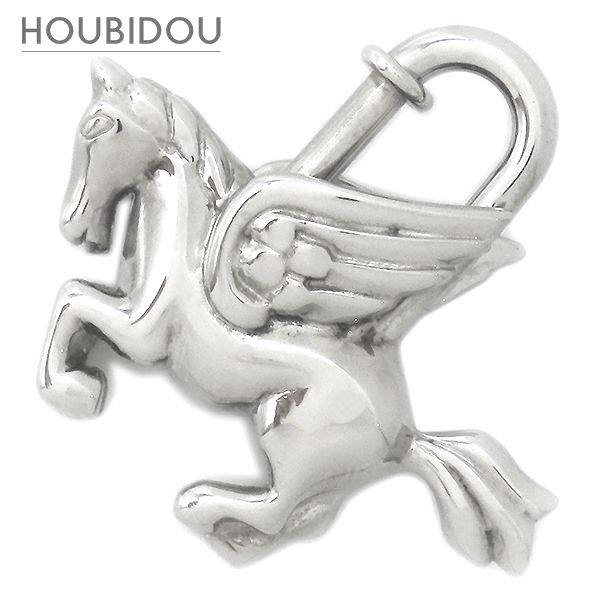 エルメス HERMES カデナ ペガサス モチーフ メタル シルバー 【Le Cheval/馬】 1993年限定 【保存袋】【中古】