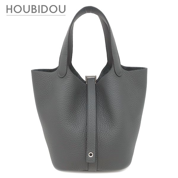 エルメス HERMES ハンドバッグ ピコタンロック 18 PM トリヨンクレマンス グリミスティ シルバー金具 新品 未使用 グレー 2026年製 G 【箱】【中古】 361,530円
