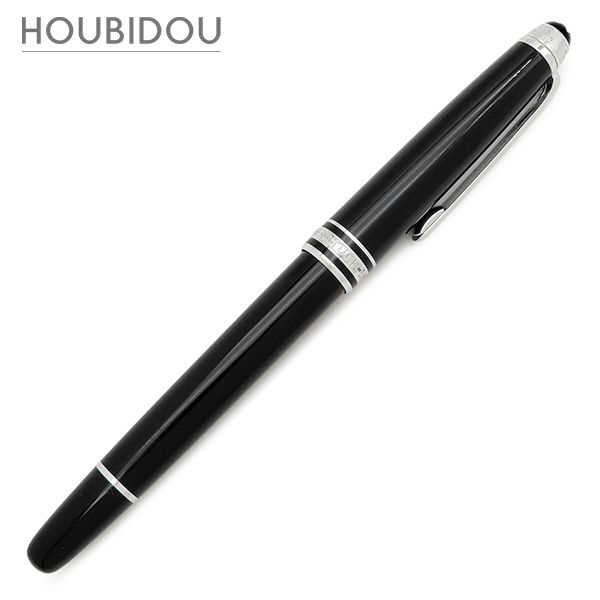 モンブラン Montblanc ボールペン マイスターシュテック シグネチャーフォーグッド クラシック GP プレシャスレジン サファイア ブラック×シルバー ユニセフ サファイア 筆記確認済み 【中古】