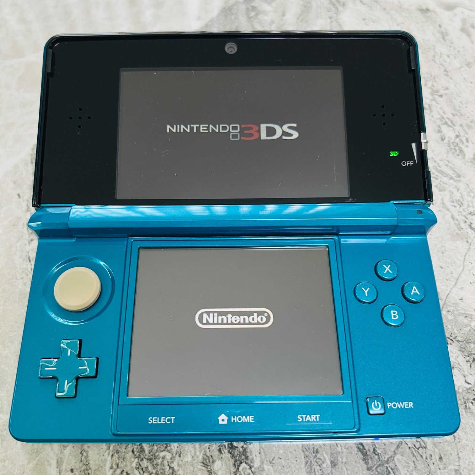 【完動品】NINTENDO 3DS アクアブルー