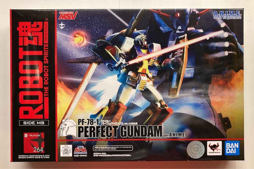 BANDAI SPIRITS ROBOT魂<SIDEMS> 機動戦士ガンダムMSV PF-78-1 パーフェクトガンダム ver. A.N.I.M.E. 264