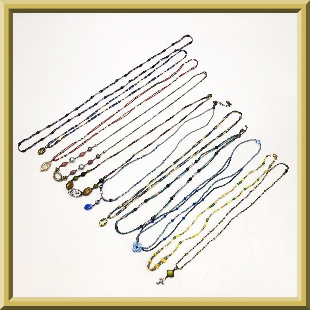 [Almost Unused Storage Item] Artist's Bead Accessories, Necklaces, Long Necklaces, Pendants, Virgin Mary Medi, Charm Cross, Cross, Other Bracelets, Women's Accessories, Fashion Accessories, 11 Pieces, Sold in Bulk B2