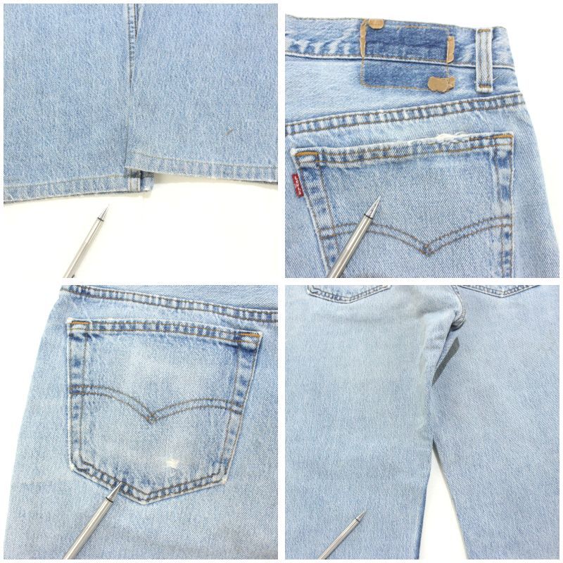 80s USA製 vintage Levi's 501 デニムパンツ メンズ 表記W33 L30サイズ