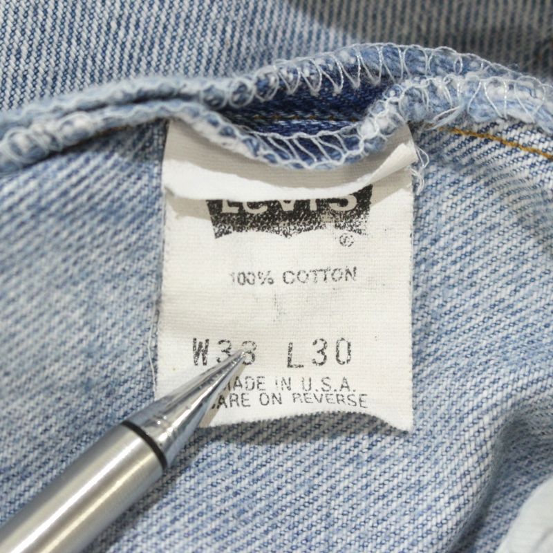80s USA製 vintage Levi's 501 デニムパンツ メンズ 表記W33 L30サイズ