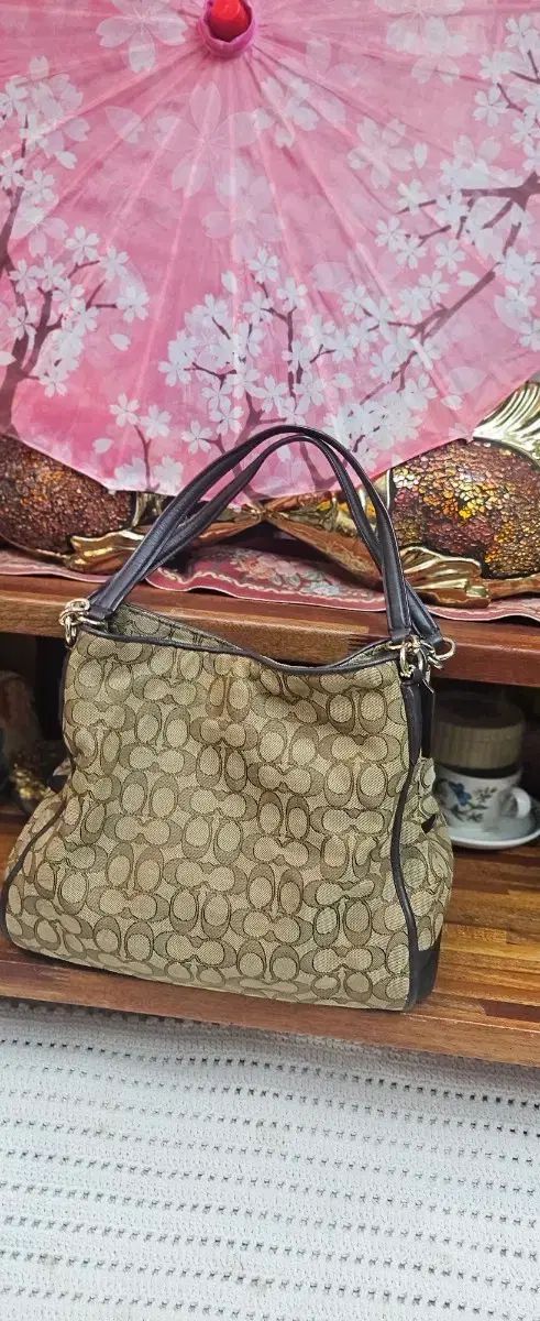 COACH シグネチャー ショルダーバッグ ブラウンバッグ