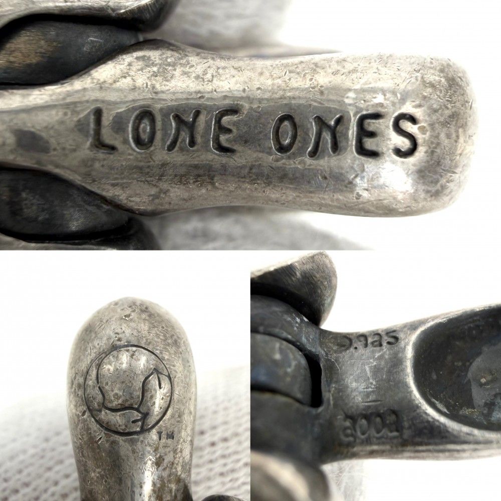 ロンワンズ ブレスレット メンズ ディープタッチーズ ジュエリー アクセサリー LONE ONES シルバー925 約76.0g【中古品】