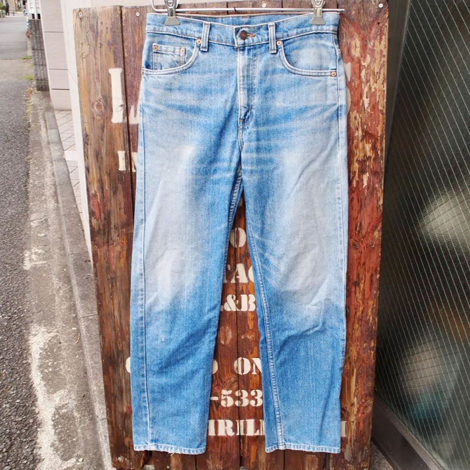 90’s USA製【LEVI'S】オールド リーバイス 505 オリジナル インディゴ デニム ジーンズ◆size：w30 (80㎝)