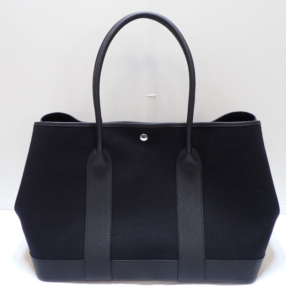 Th710071 エルメス ネオ・ガーデン 41 ヴォヤージュ ノワール トワルミリタリー / ネゴンダ K刻印 トートバッグ HERMES 未使用 358,875円