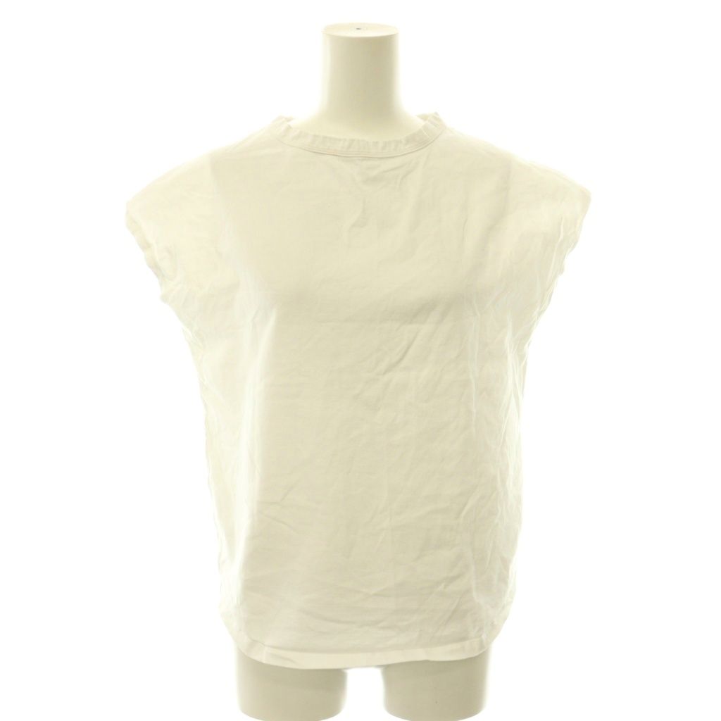 カレンソロジー Curensology カットソー Tシャツ バックプリント フレンチスリーブ F 白 ホワイト /HS ■GY03