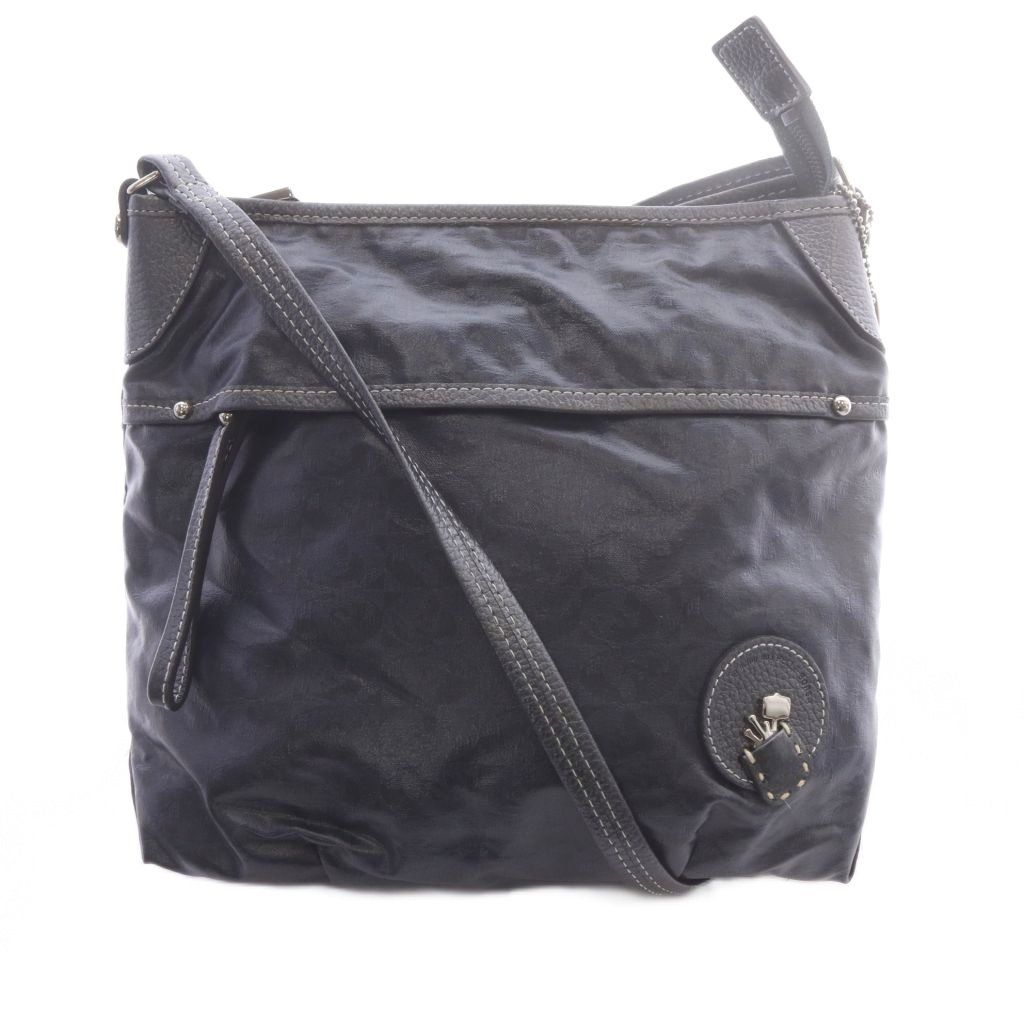 ペレボルサ PELLE BORSA ショルダーバッグ 紺 ネイビー