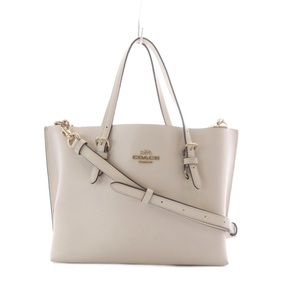 コーチ COACH ショルダーバッグ ハンドバッグ 2way オフホワイト ロゴ C4084 /RI ■OS ■GY18