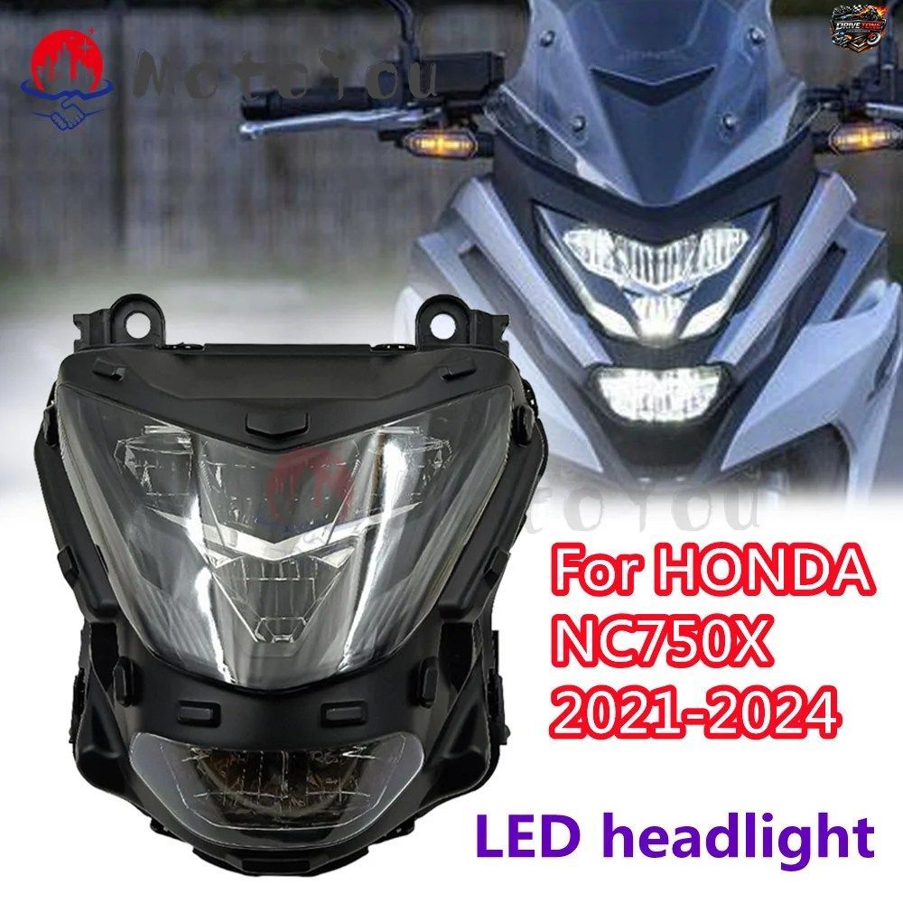 NC750X 21-24 オートバイ用フロントLEDヘッドライト ヘッドライトランプ ホンダ 2021-2024 ヘッドランプアセンブリ
