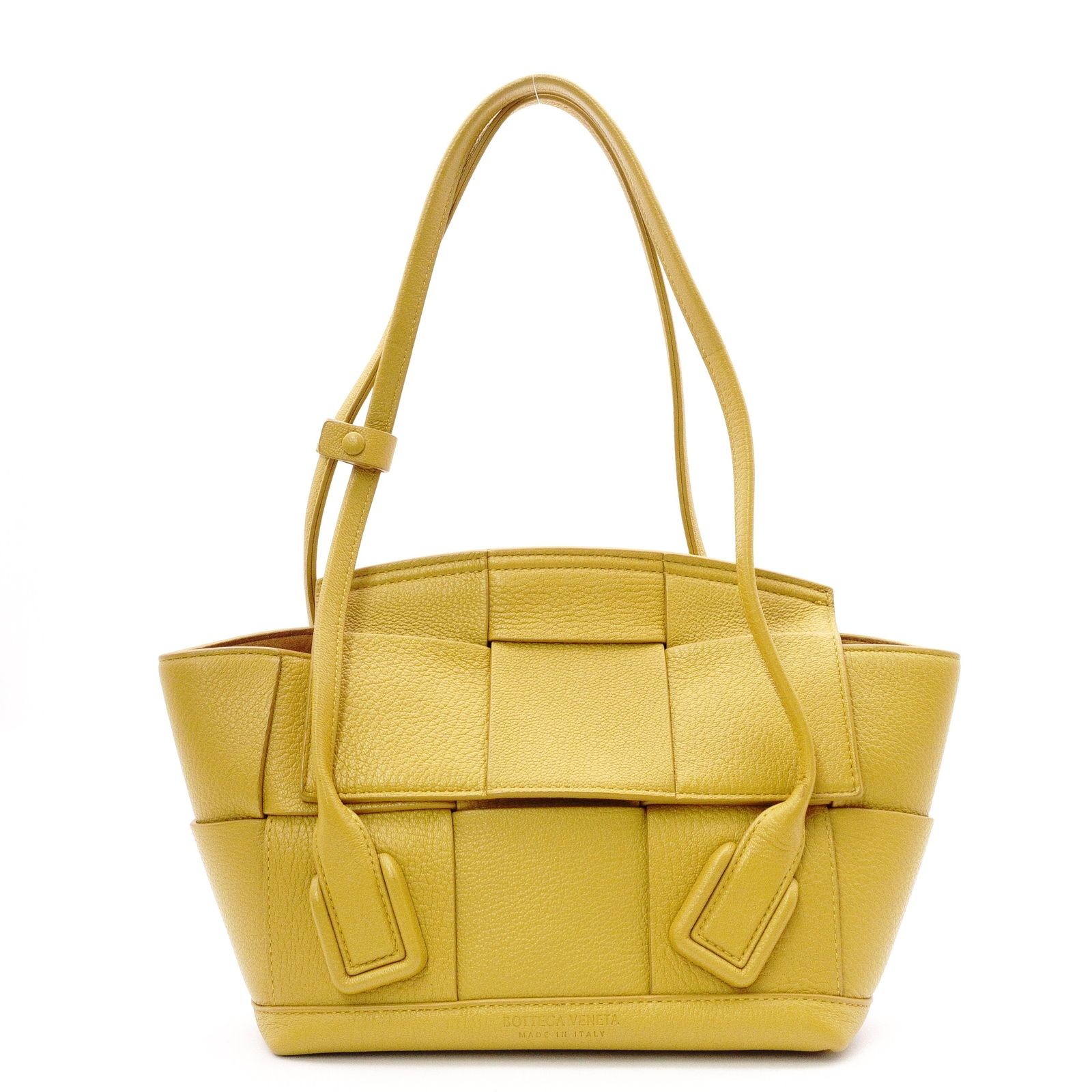 BOTTEGAVENETA ボッテガヴェネタ スモール ザ アルコ ショルダーバッグ レザー イエロー