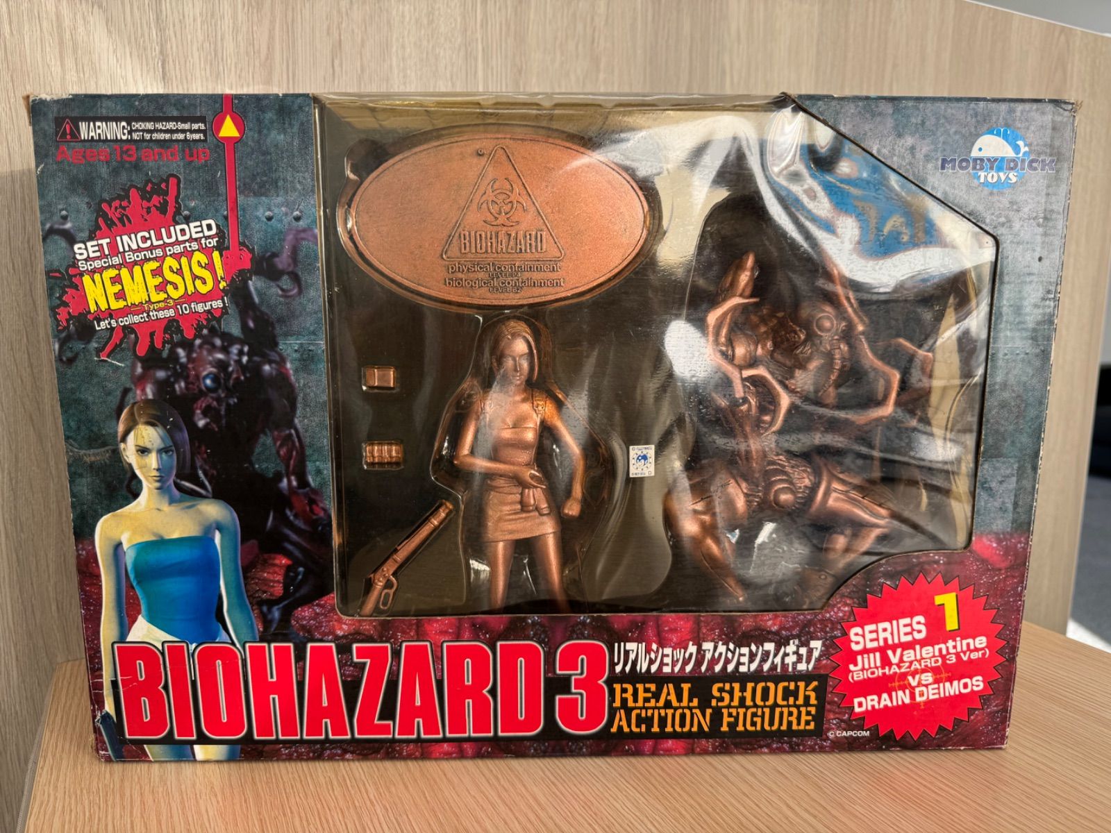 モビーディック バイオハザード ジル&ドレインディモス フィギュア フィギュア S【開封品・長期保管品】BIOHAZARD3 バイオハザード3