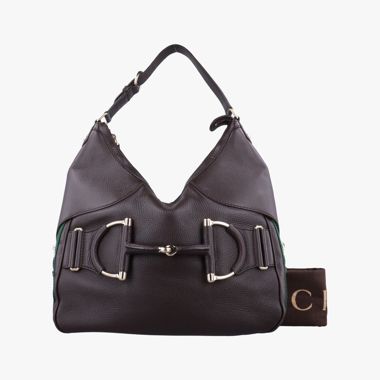 グッチGucciホースビット ホーボー ブラウン レザー 247602 B7339922