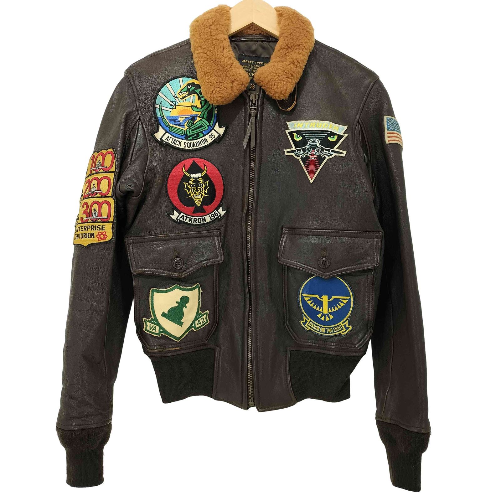 ユーズドフルギ USED古着 COCKPIT USA TYPE G-1 TOPGUNモデル イントルーダー フライトジャケット メンズ US：36 43,393円
