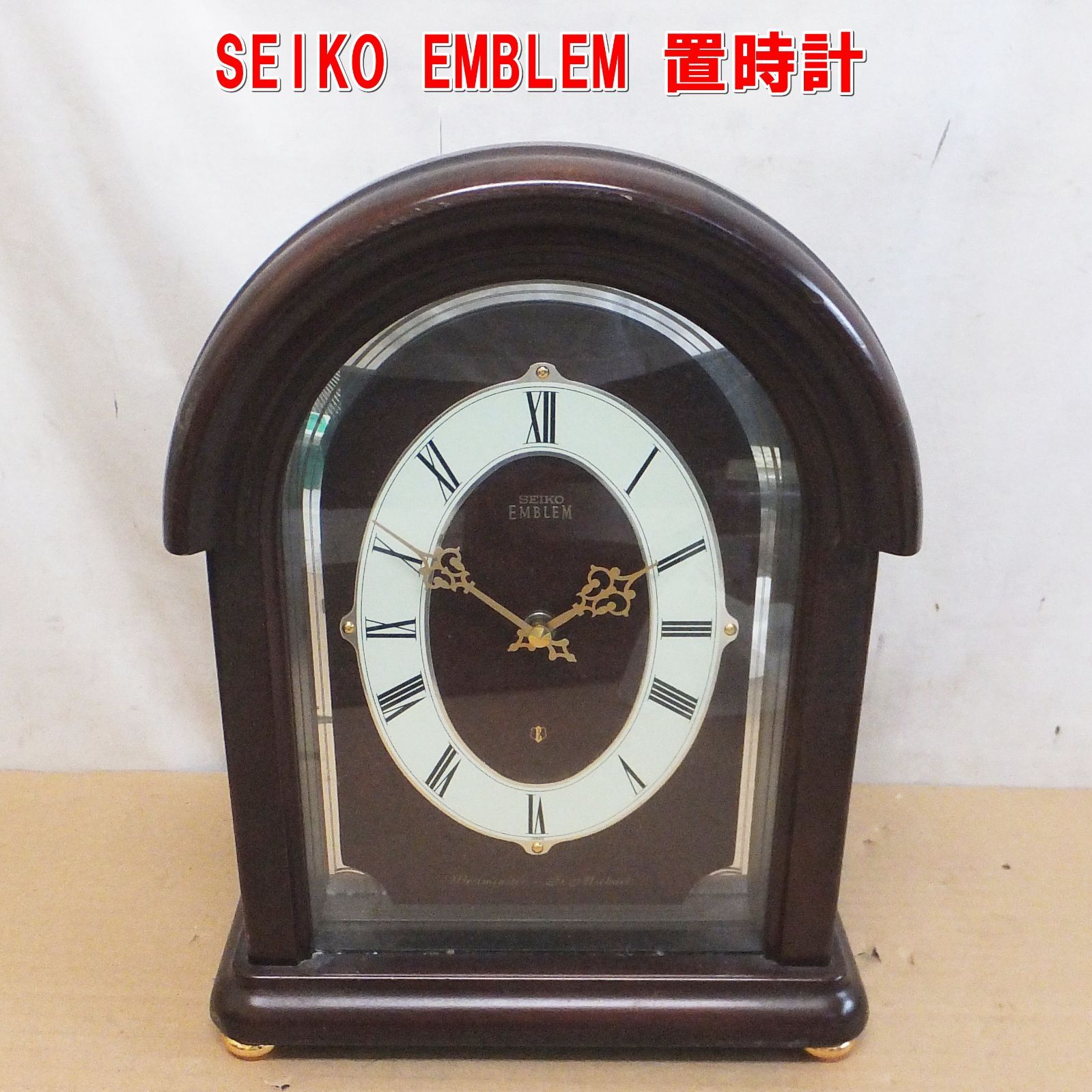 SEIKO EMBLEM 木製置時計 SEIKO HS303B セイコー EMBLEM 木製 振り子