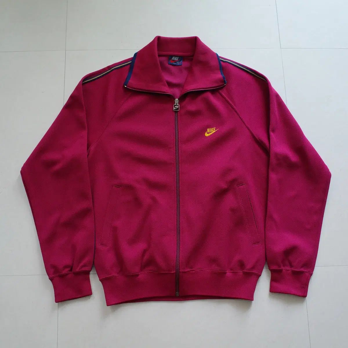 XL 70年代 一般 NIKE オレンジタブ レア 麻 マゼンタ トラックジャージ
