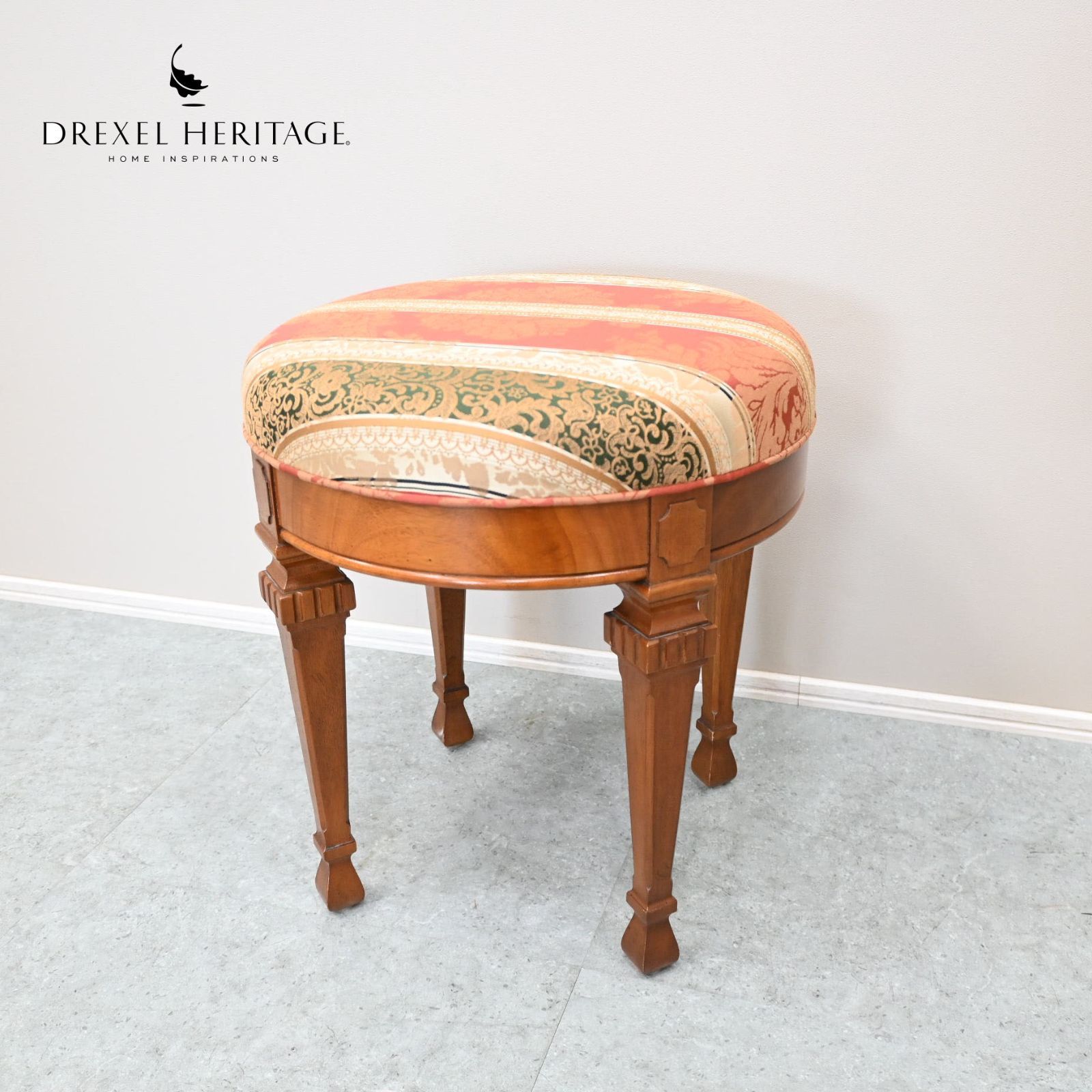 ☆展示極美品☆DREXEL HERITAGE ドレクセルヘリテイジ スツール Upholstery アップホルスタリー 15,696円