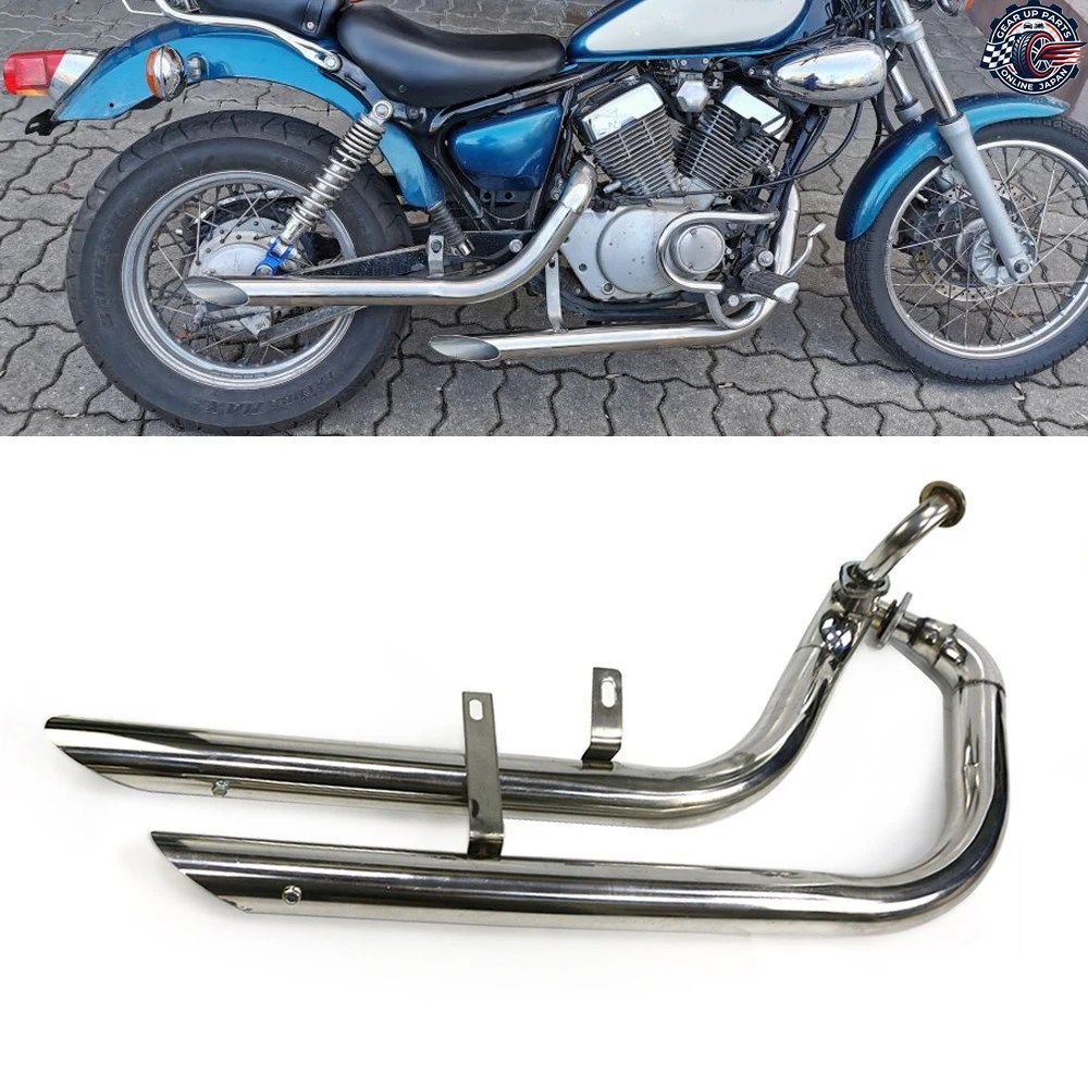 ビラーゴ250 XV125 XV250 スラッシュカットマフラー スラッシュカット