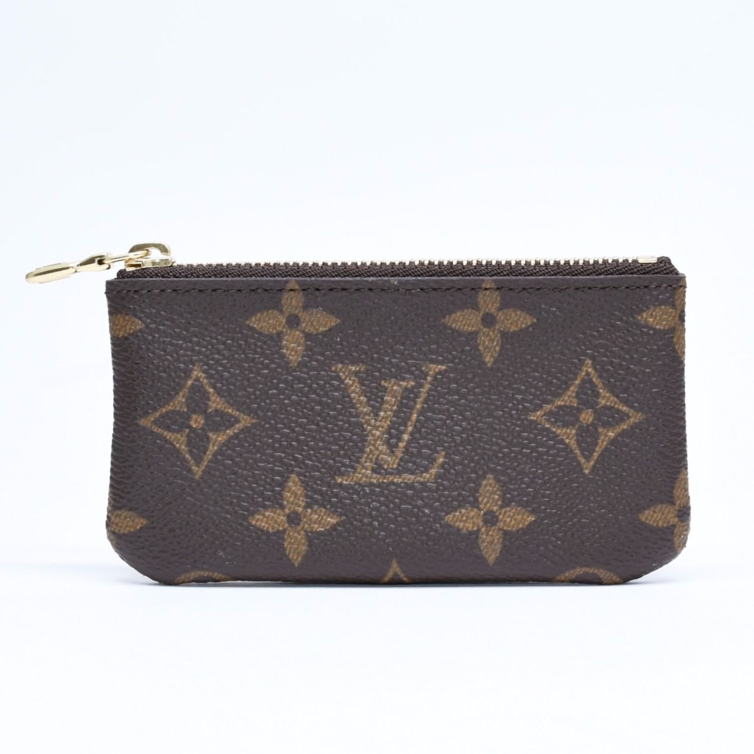 極美品 LOUIS VUITTON ルイヴィトン ポシェット クレ コインケース 小銭入れ M62650 モノグラム ブラウン 中古 4a006094