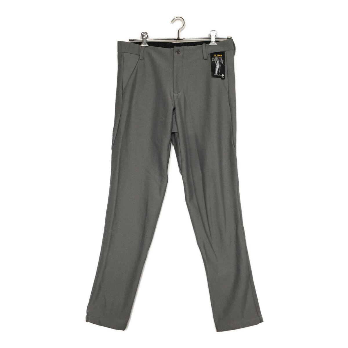中古 メンズ デサントゴルフ DESCENTE GOLF パンツ XO グレー 秋冬 裏起毛 防寒 防風