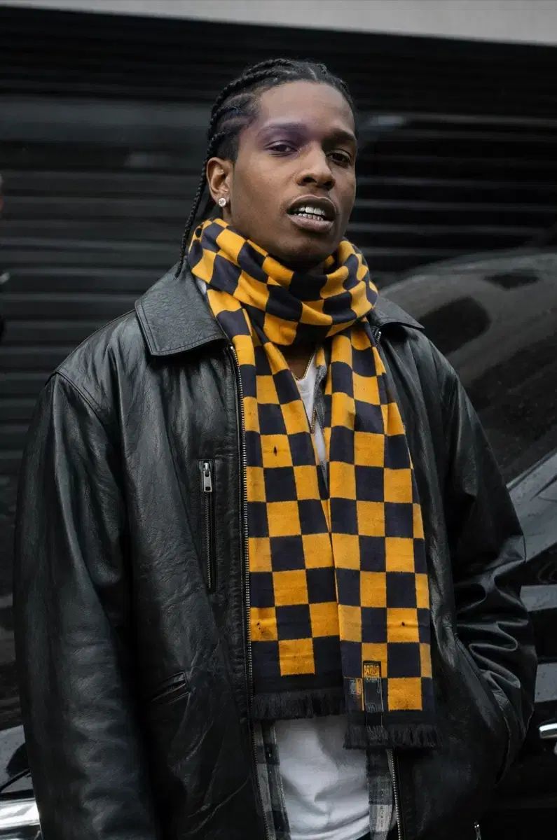 (新品) A$AP Rocky BEAFRAID チェックマフラー