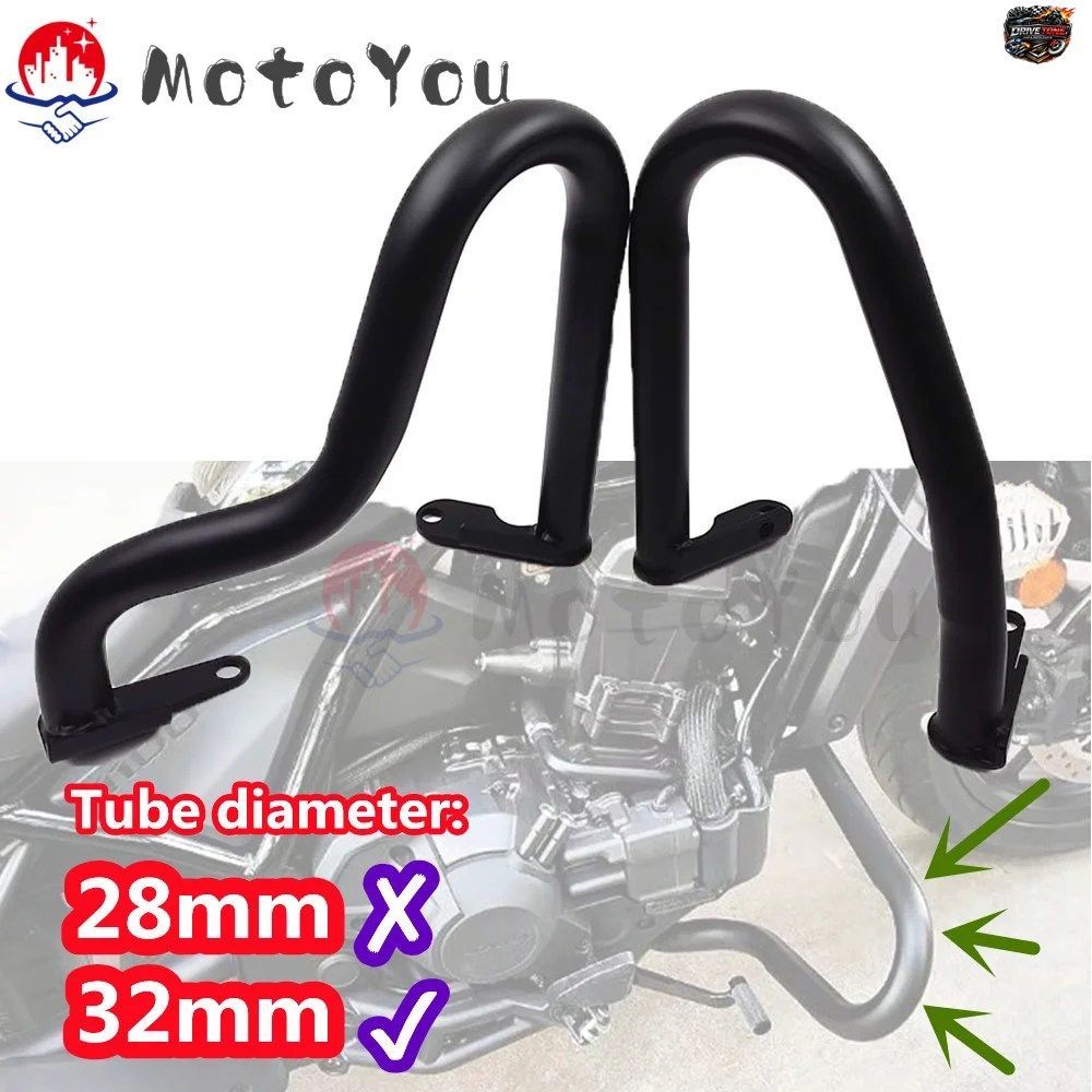 ホンダ CMX1100 2021-2025 2022 2023 用 32mm厚ボルト フロントロアクラッシュバー エンジンガード プロテクションバンパー