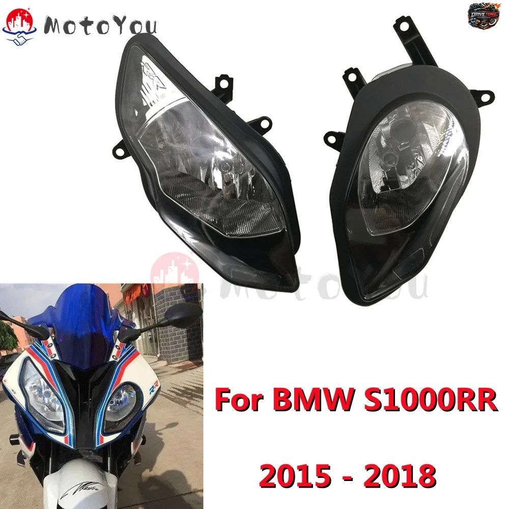 BMW S1000RR用ヘッドランプ2個セット 2015-2018年式 ヘッドライト オートバイ用ヘッドライト S1000 S 1000RR S 1000RR 15-18 2016 2017 ス