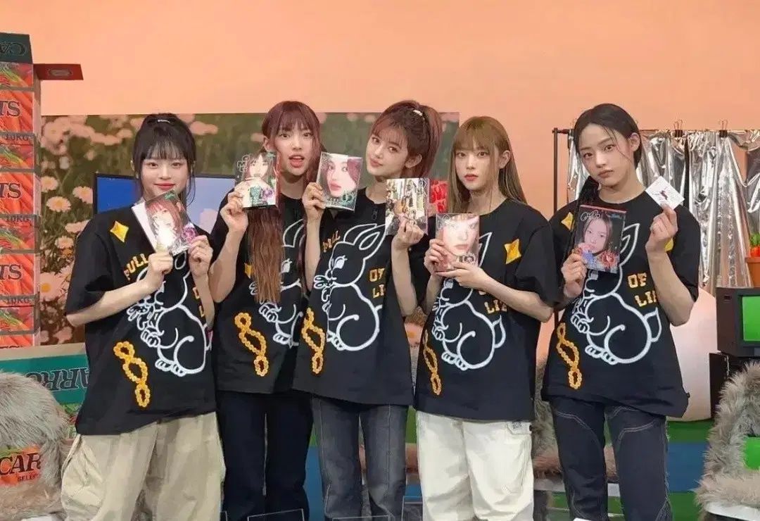 ザオープンプロダクト NewJeans（ニュージーンズ・ニュジ） チュウジェ うさぎ Tシャツ