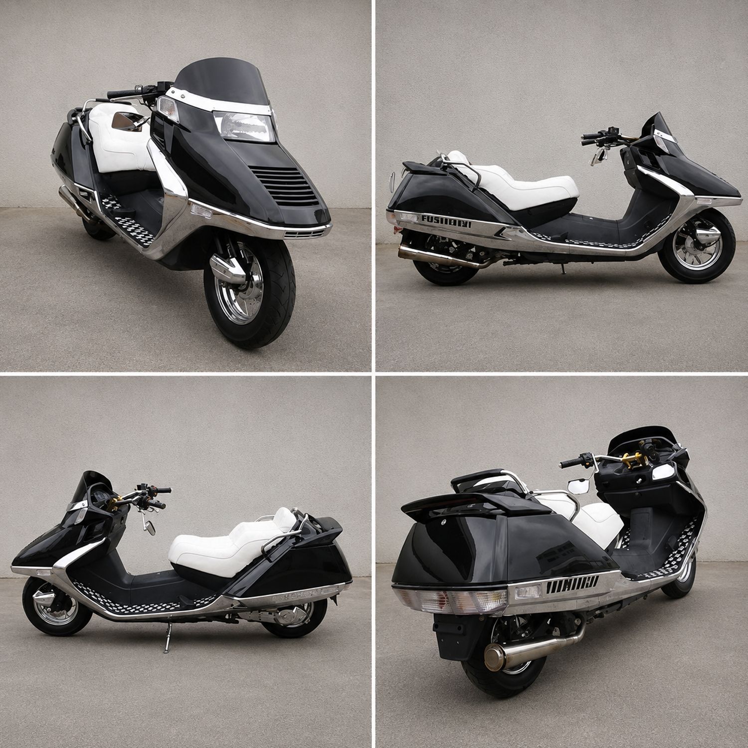 ホンダ フュージョン MF02 アッパーカウル 9点セット ブラック 塗装