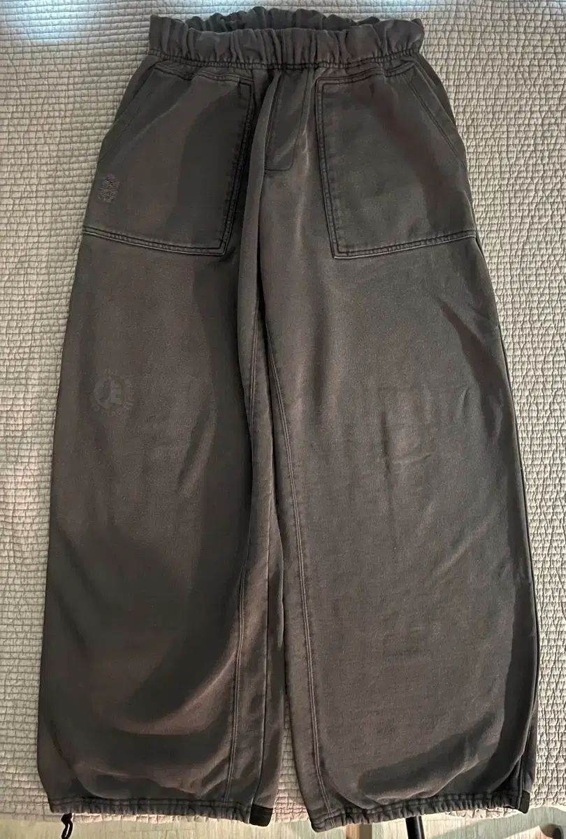 2 POLYTERU 1011 ファティーグ スウェット パンツ インク チャコール