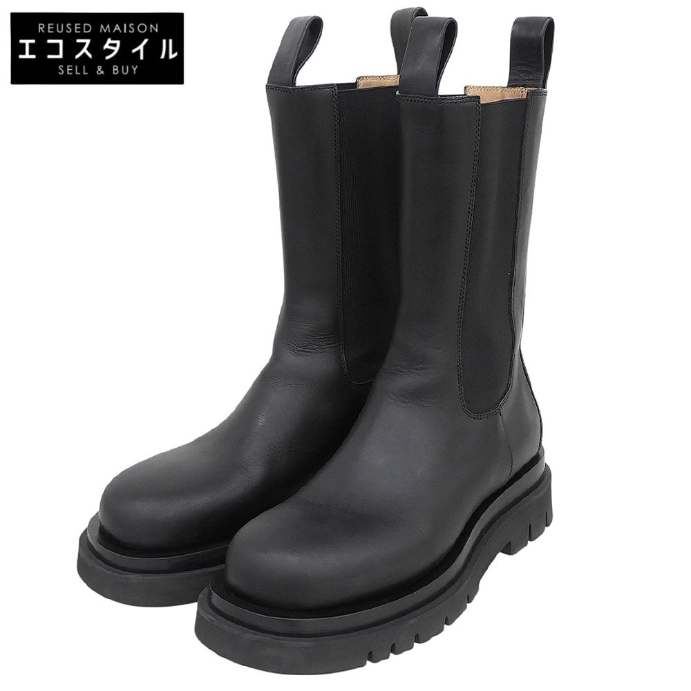 BOTTEGA VENETA　ボッテガヴェネタ　美品 LUG ラグ サイドゴアブーツ チェルシーブーツ シューズ レディース ブラック 37　37 41,042円