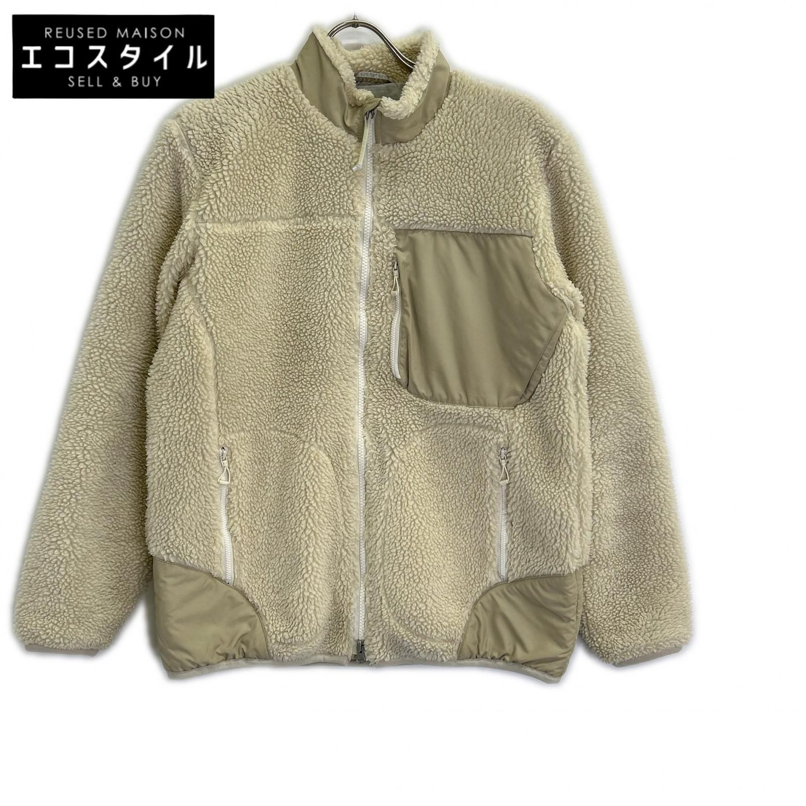 DESCENTE　デサント　DHMQJC33 ホワイト ボア フリース　S