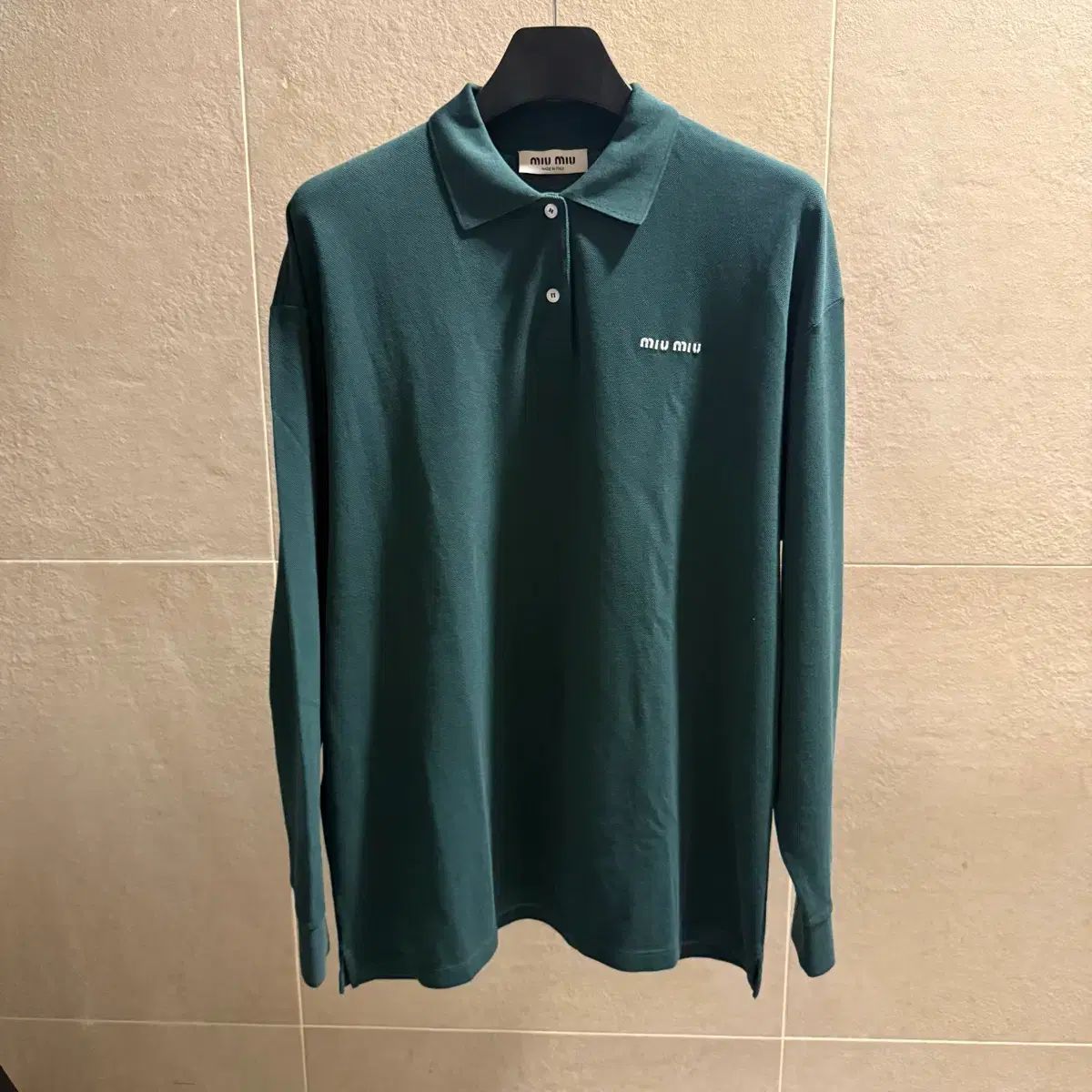 ミュウミュウ 長袖 カラーTシャツ 正規品 M