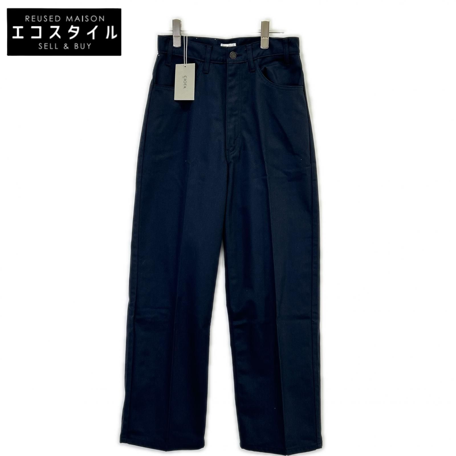 CIOTA　シオタ　PTLM-164 ネイビー Twill 4 Pocket Pants Baggy