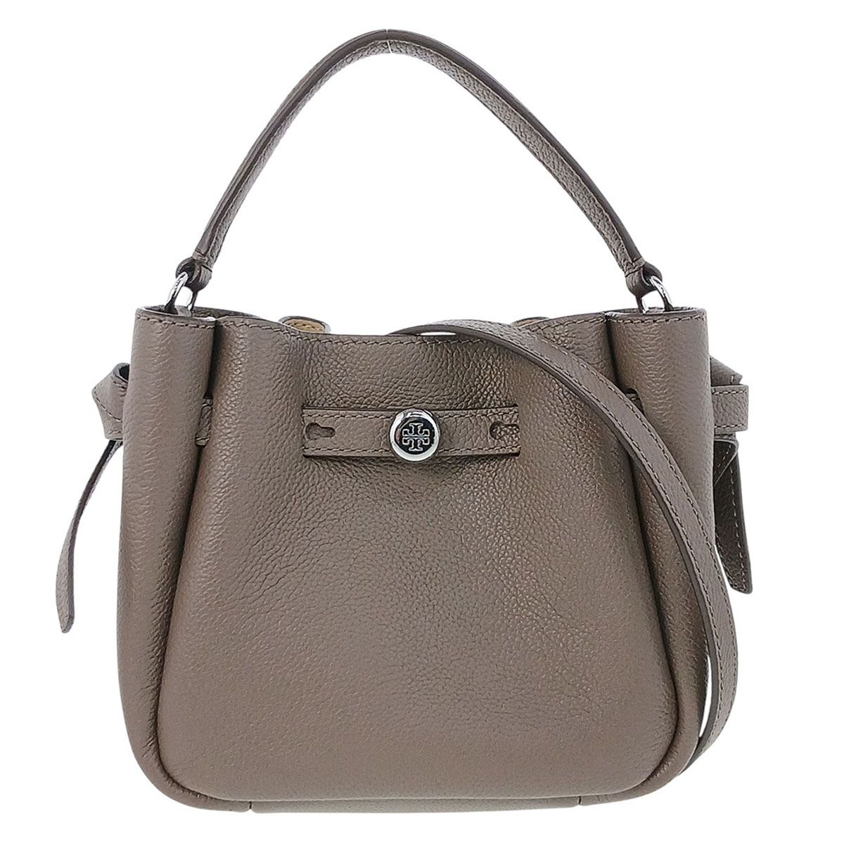 Tory Burch トリーバーチ ロミー ミニ ショルダーバッグ ショルダーバッグ 179988 レディース レザー グレージュ 中古
