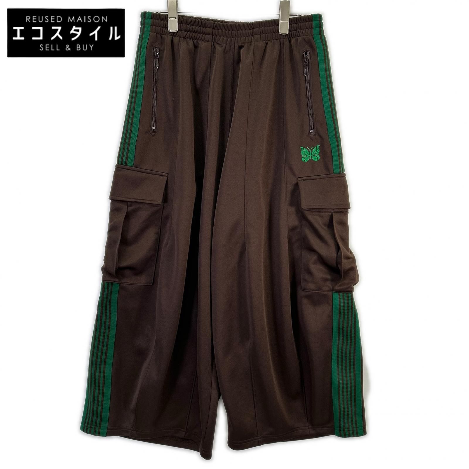 needles　ニードルズ　【LHP別注】PU1631 25SS ブラウン×グリーン H.D.Track Pants ヒザデルトラックパン　XS