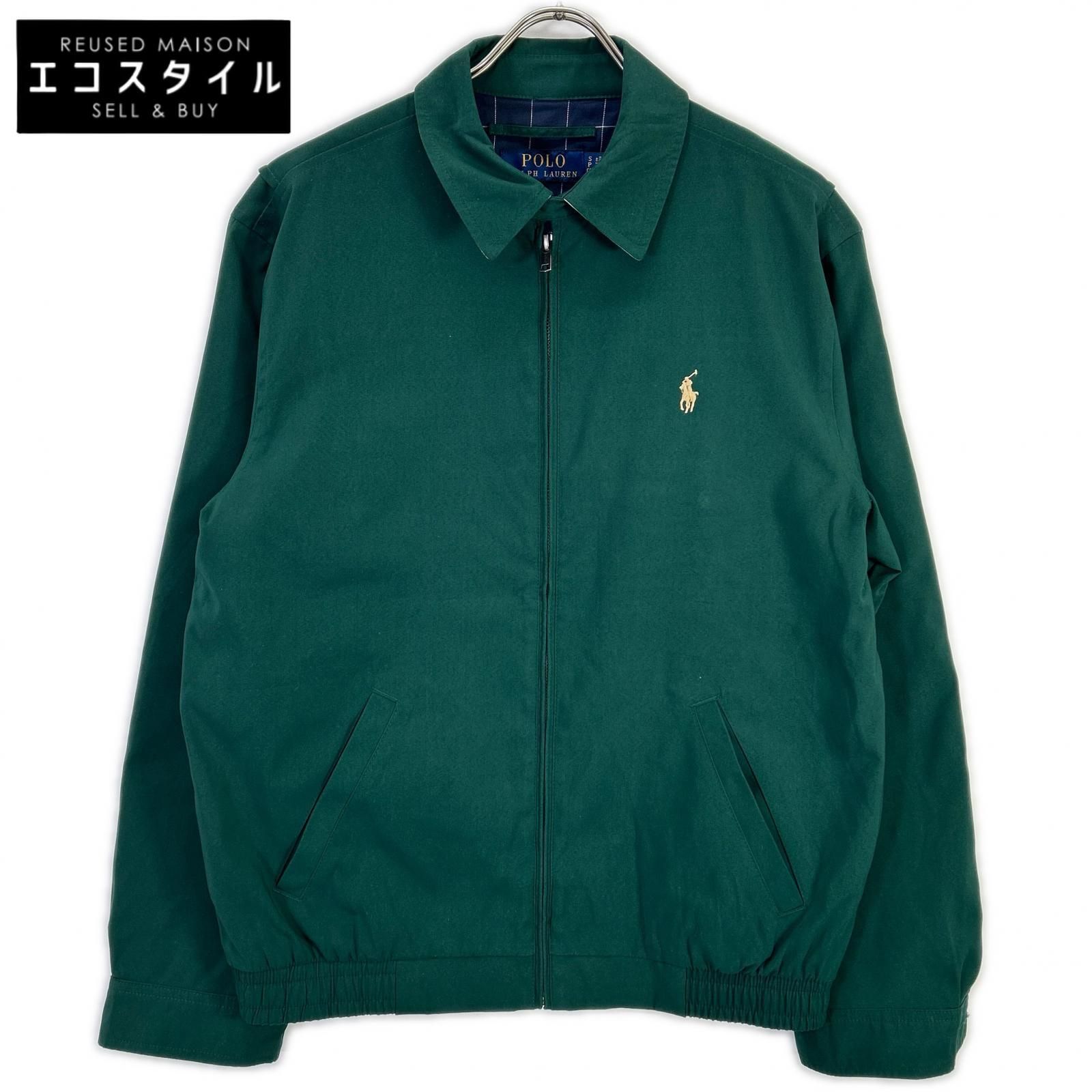 POLO RALPH LAUREN　ポロ ラルフローレン　グリーン ポロ刺しゅう スウィングトップ ジャケット　S 19,838円