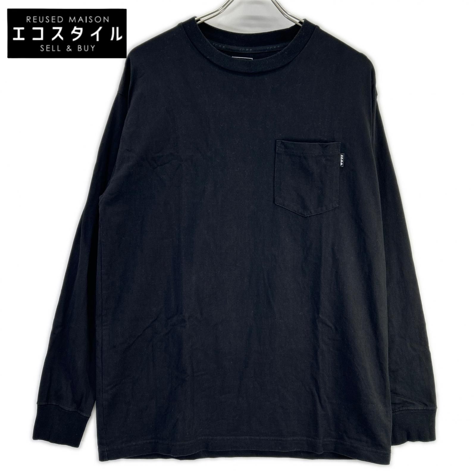 F.C.Real Bristol　エフシーリアルブリストル　FCRB-260082 26SS ブラック PRESS L/S TEE　L