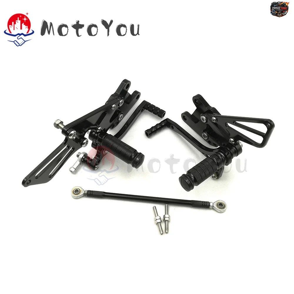 カワサキ ZX-10R 2006-2010 2007 2008 2009 用モーターサイクル フットレスト フットペグ ペダル フットペグ リアセット リアセット
